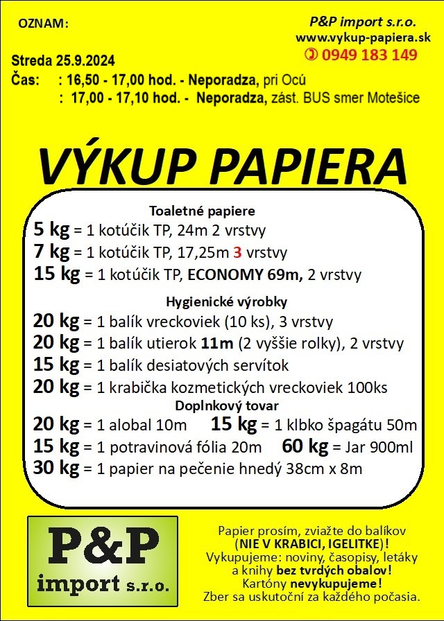 Výkup papiera